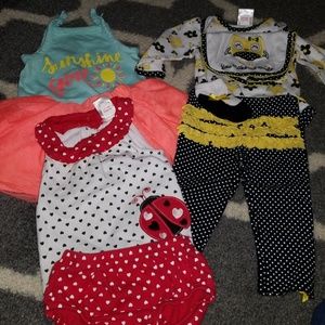 8 piece baby girl bundle (bundle #16)